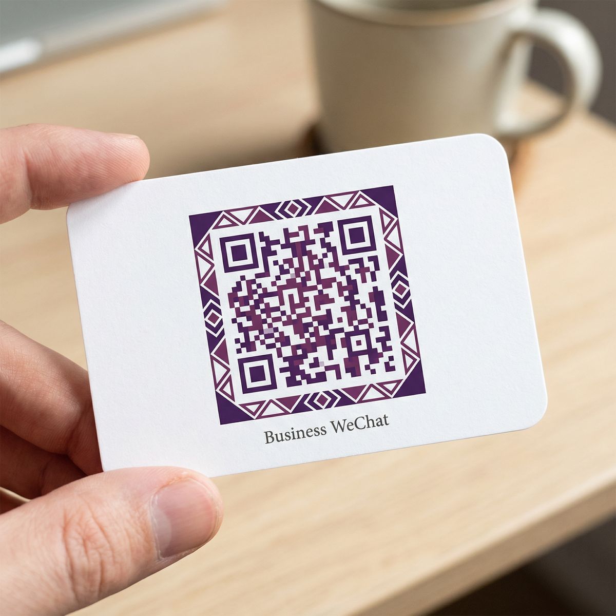 精神小妹商务二维码